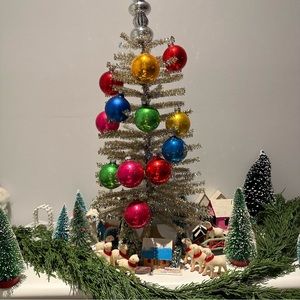 Box of 12 Vintage Christmas Glass Ornaments